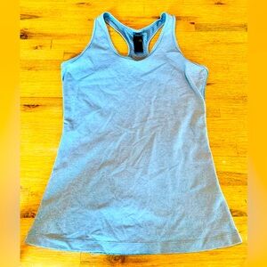 MPG grey mesh racerback tank top activewear shirt